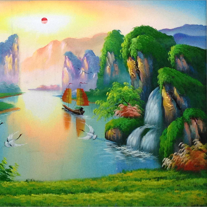 Chất liệu: Sơn dầu Dòng tranh: Sao chép Thể hiện: Đội ngũ họa sĩ LEHAIS ART Năm: 2017